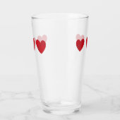 Muzieknoten in het hart, Glass Cup Glas (Rechts)