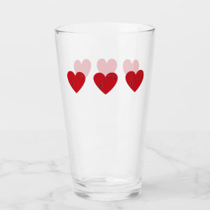 Muzieknoten in het hart, Glass Cup Glas