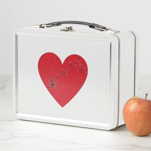 Muzieknoten in het hart, Metal Lunchbox (In situ)