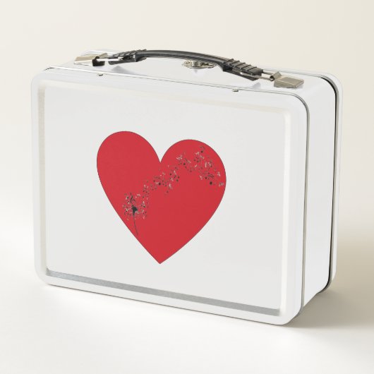 Muzieknoten in het hart, Metal Lunchbox (Achterkant)