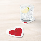 Muzieknoten in het hart, Onderzetter papier (Insitu)