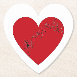 Muzieknoten in het hart, Onderzetter papier