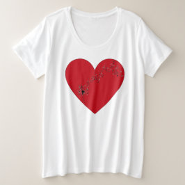 Muzieknoten in het hart, T-Shirt
