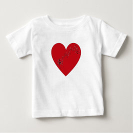 Muzieknoten in het hart, T-Shirt