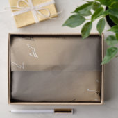 Muzieknoten in het maanlicht tissuepapier (Geschenk)