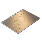 Muzieknoten in het Moonlight Golden Notitieboek (Linkerzijde)