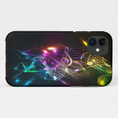 Muzieknoten in kleur voor muziekliefhebbers Case-Mate iPhone case (Achterkant (horizontaal))
