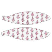 Muzieknoten in vioolsleutel met Sakura bloemen Basketbal (Panelen)