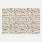 Muzieknoten Inpakpapier Vel (Voorkant 2)