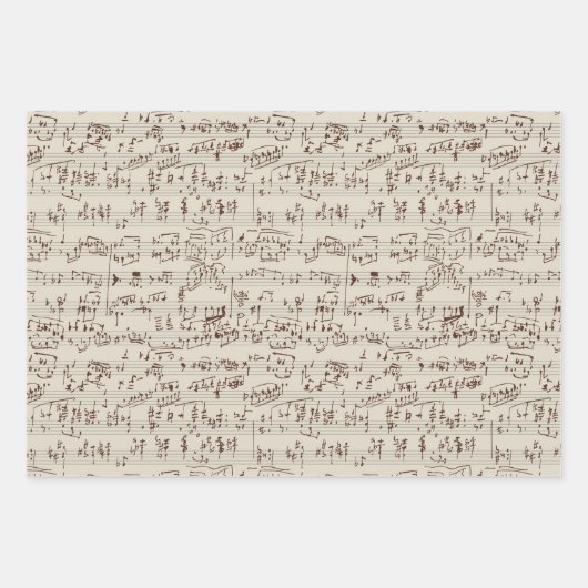 Muzieknoten Inpakpapier Vel (Voorkant 2)