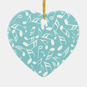 Muzieknoten Keramisch Ornament