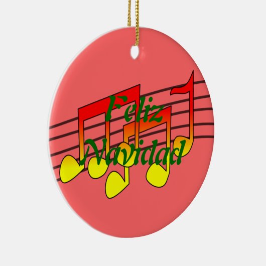 muzieknoten keramisch ornament (Rechts)