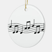 Muzieknoten Keramisch Ornament (Links)