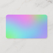 Muzieknoten Kleurrijke Visitekaartjes (Achterkant)