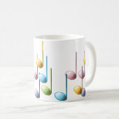 Muzieknoten Koffiemok (Voorkant rechts)