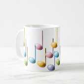 Muzieknoten Koffiemok (Voorkant links)