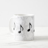 Muzieknoten Koffiemok (Voorkant links)