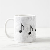 Muzieknoten Koffiemok (Links)