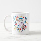 Muzieknoten Koffiemok (Links)