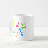 Muzieknoten Koffiemok (Voorkant links)