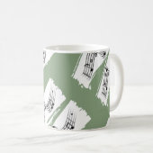 Muzieknoten Koffiemok (Voorkant rechts)