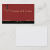 Muzieknoten Kokopelli Logo Visitekaartje (Voorkant / Achterkant)