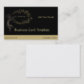 Muzieknoten Kokopelli Logo Visitekaartje (Voorkant / Achterkant)