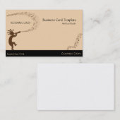 Muzieknoten Kokopelli Logo Visitekaartje (Voorkant / Achterkant)