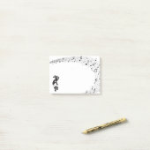 Muzieknoten Kokopelli Post-it® Notes (Op bureau)