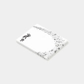 Muzieknoten Kokopelli Post-it® Notes (Schuin)