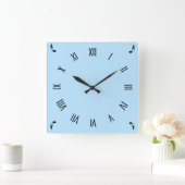 muzieknoten komt overeen met Romeins cijfer Vierkante Klok (Huis)