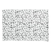 Muzieknoten Kussensloop (Voorkant)