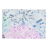 Muzieknoten Kussensloop (Achterkant-Links)