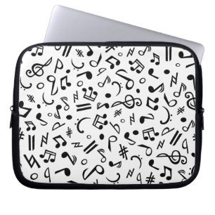 muzieknoten laptop sleeve