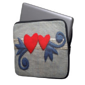 Muzieknoten Laptop Sleeve (Voorkant Links)