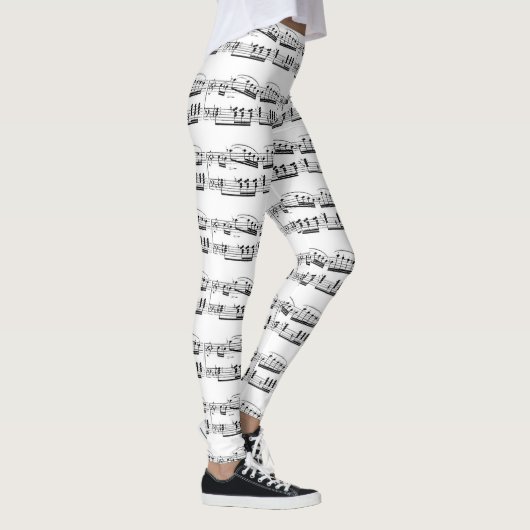 Muzieknoten Leggings (Rechts)