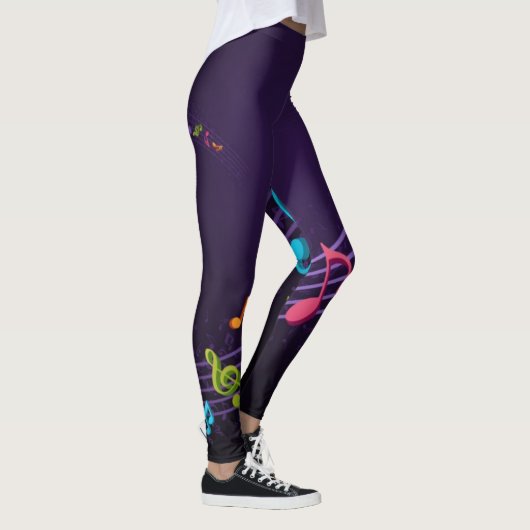 Muzieknoten Leggings (Rechts)