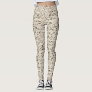 Muzieknoten Leggings