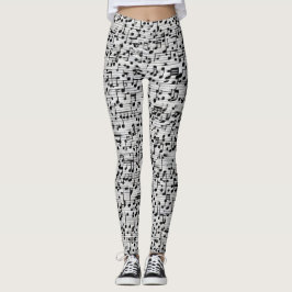 Muzieknoten Leggings
