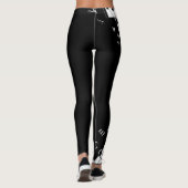 muzieknoten leggings (Achterkant)