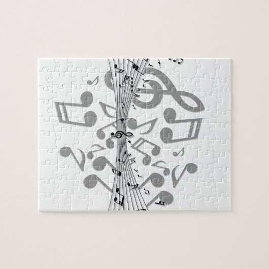 Muzieknoten Legpuzzel (Horizontaal)