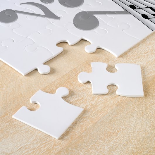 Muzieknoten Legpuzzel (Zijkant)