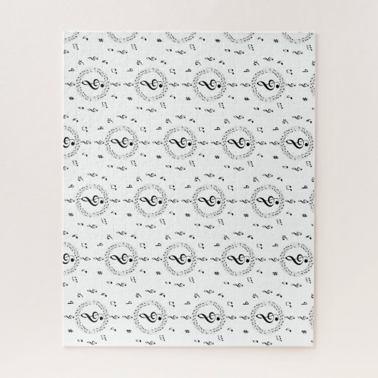 Muzieknoten Legpuzzel (Verticaal)