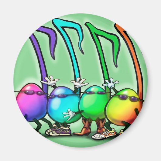 Muzieknoten Magneet (Voorkant)