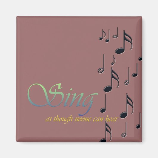 Muzieknoten Magneet (Voorkant)