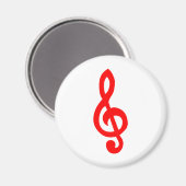 Muzieknoten Magneet (Voorkant / Achterkant)
