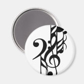 Muzieknoten Magneet (Voorkant / Achterkant)