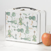 Muzieknoten met angstige Violins (In situ)