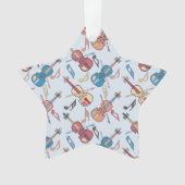 Muzieknoten met angstige Violins Ornament (voorkant)