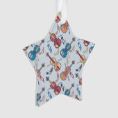 Muzieknoten met angstige Violins Ornament (voorkant)